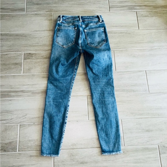 All Saints Miller Medium Jeans Distressed Ankle Jeans Waist 26 Denim 91% Cotton - Picture 7 of 7